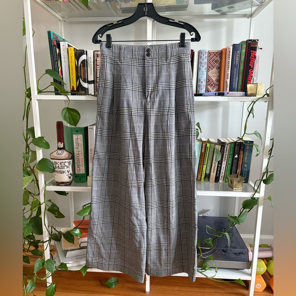 Madewell plaid trousers